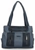 Torebka Damska Shopper Bag firmy Hernan 3892-1 Jasno Niebieska/Granat